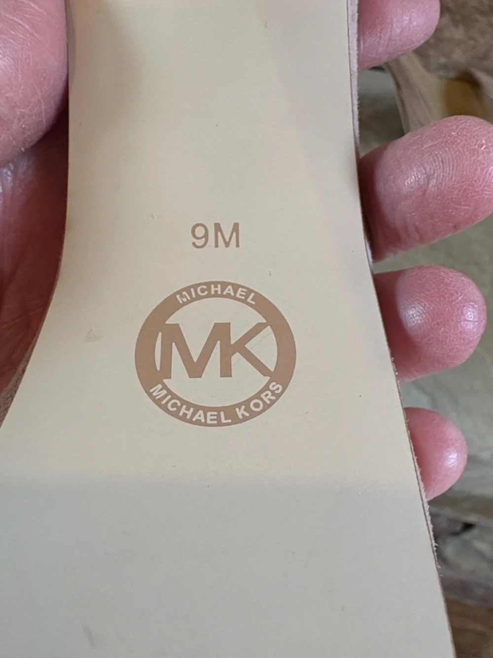 Michael Michael Kors sz 9 tan suede heels